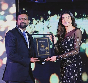 Awarded by : Sushmita Sen